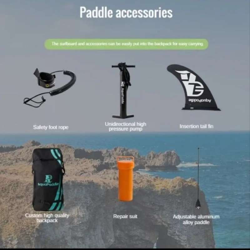 SUP Board, Beginner Set, SUP Board, Air, Standup Paddleboard, Sea, River, Fishing, Ready to Play Set